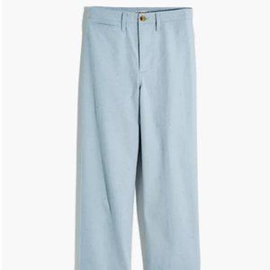 NWT Madewell Slim Emmett Wide-Leg Crop Pants